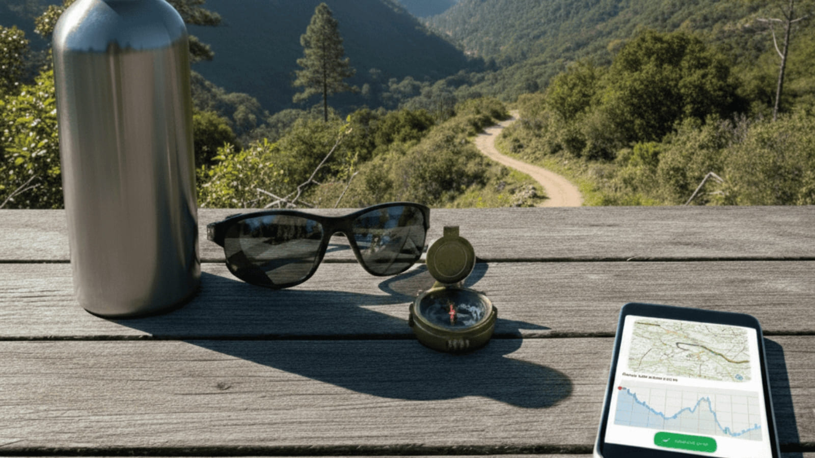 Funciones app rutas turísticas digitales con mapa interactivo en smartphone